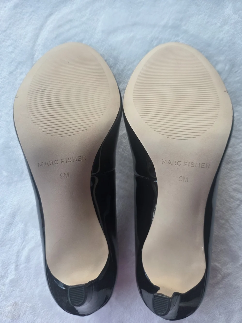 Marc Fisher Black Patent Leather Stiletto Pumps Size 9M
